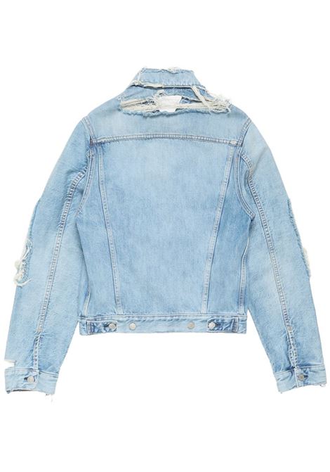 giacca in denim effetto vissuto unisex azzurra ACNE STUDIOS | A90714228